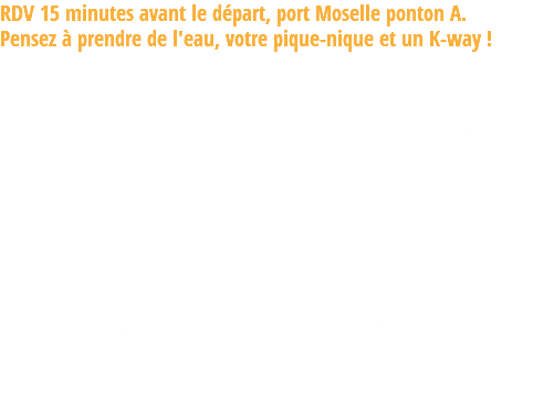 RDV 15 minutes avant le départ, port Moselle ponton A.  Pensez à prendre de l'eau, votre pique-nique et un K-way ! Situé près de Naïa et à 50mn de navigation. Cet îlot, entouré d’une plage de sable particulièrement fin, offre une magnifique végétation propre aux îlots de la côte Sud-Ouest. Lîlot n’est pas aménagé de farés, ni de BBQ. Un spot très apprécié pour la pratique du Kitesurf ! Lîlot Ange ne fait pas partie du réseau d’AMP*. La faune et la flore restent perturbables et fragiles. Merci à vous de respecter les lieux. 